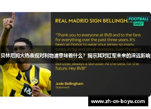 贝林厄姆火热表现对利物浦意味着什么？揭示其对红军未来的深远影响